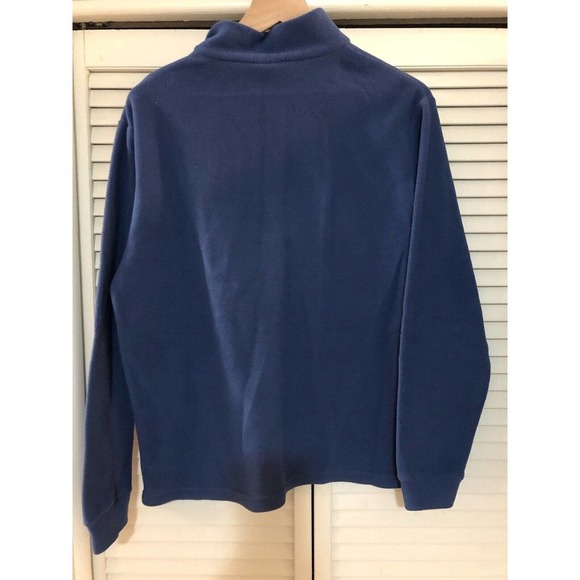 Vintage Early Winters Fleece Jacket Women’s Size Medium 3/4 Zip Blue - Picture 3 of 3
